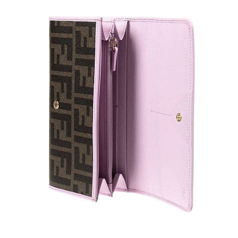 fendi monster wallet pink|classic fendi wallet material.